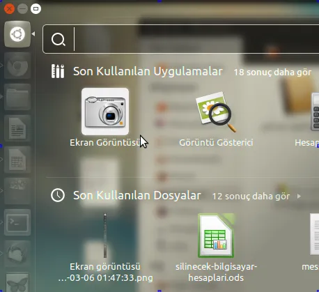 Ubuntu'da ekran görüntüsü alma (printscreen)